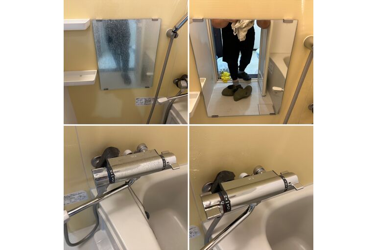 お風呂場掃除